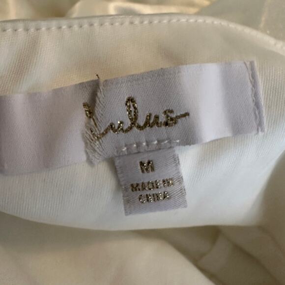 Lulus Size Medium Sensational Promise White Satin Train Maxi Gown Wedding Dress - Picture 8 of 16